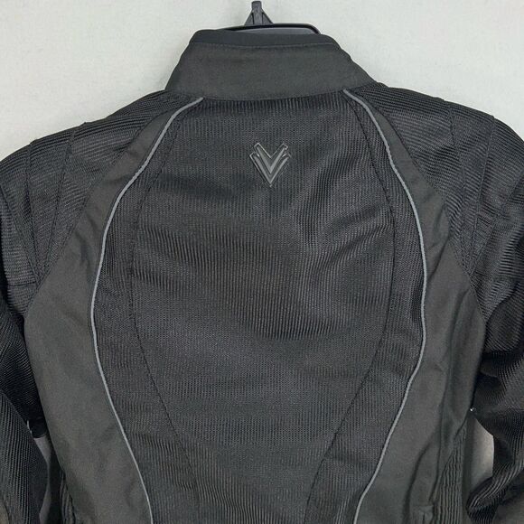 Frank Thomas Motorcycle Jacket Womens Medium Black Mesh CE Armor Waterproof - Picture 12 of 16